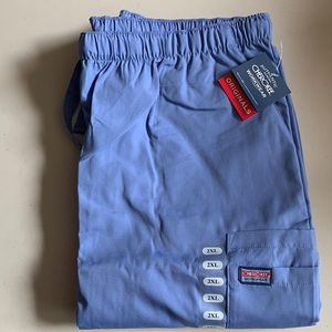 Cherokee Men's Zip Fly Drawstring Scrub Pants